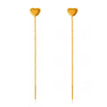 Boucles d'oreilles en forme de cœur 